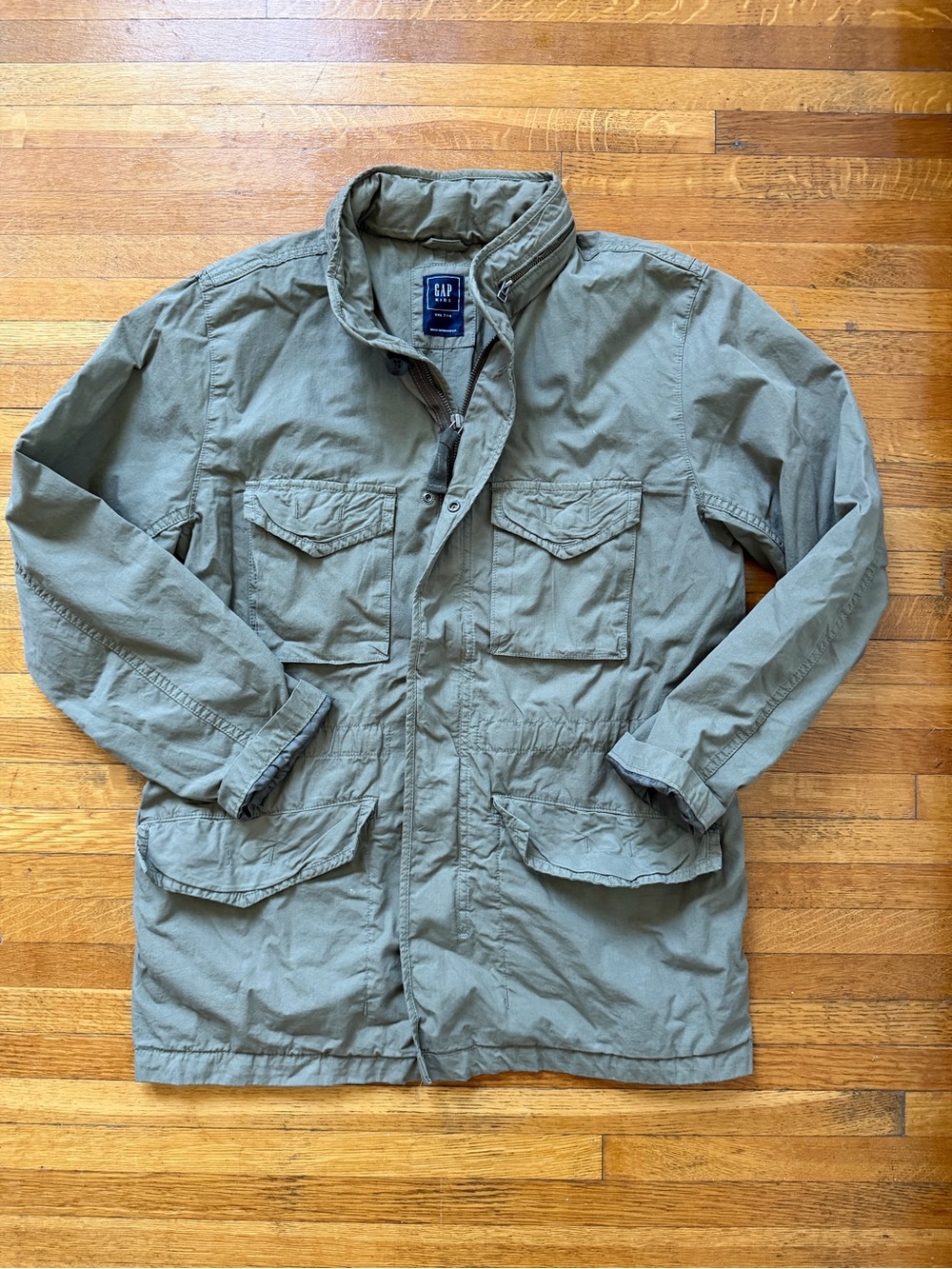 GAP Kids Olive Green Military Field Jacket